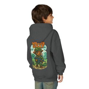 AJ The Soldier G.O.A.T - Youth Heavy Blend Hooded Sweatshirt