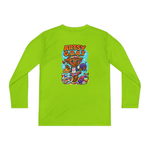 Amber The Artsy G.O.A.T - Youth Long Sleeve Competitor Tee