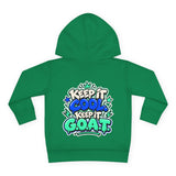 Toddler Hoodie — "Too Cool for Timeout" Graphic Pullover