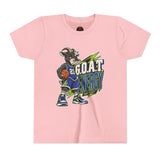 G.O.A.T. Energy Youth Basketball Tee — "Full Court, Full G.O.A.T."