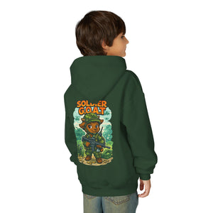 AJ The Soldier G.O.A.T - Youth Heavy Blend Hooded Sweatshirt