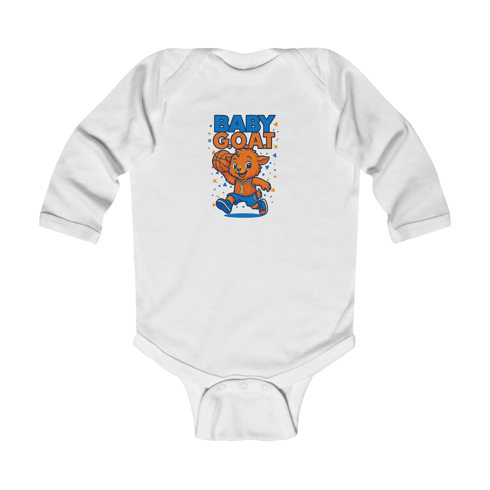 Jordan The G.O.A.T - Infant Long Sleeve Bodysuit