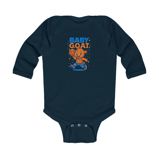 Jordan The G.O.A.T - Infant Long Sleeve Bodysuit