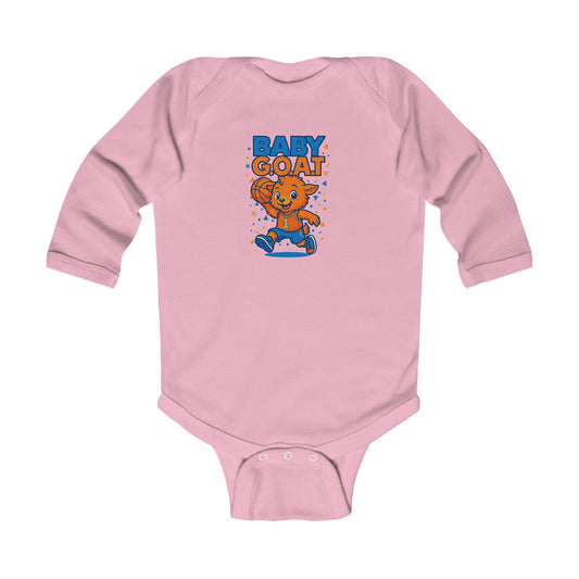 Jordan The G.O.A.T - Infant Long Sleeve Bodysuit