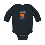 Jordan The G.O.A.T - Infant Long Sleeve Bodysuit
