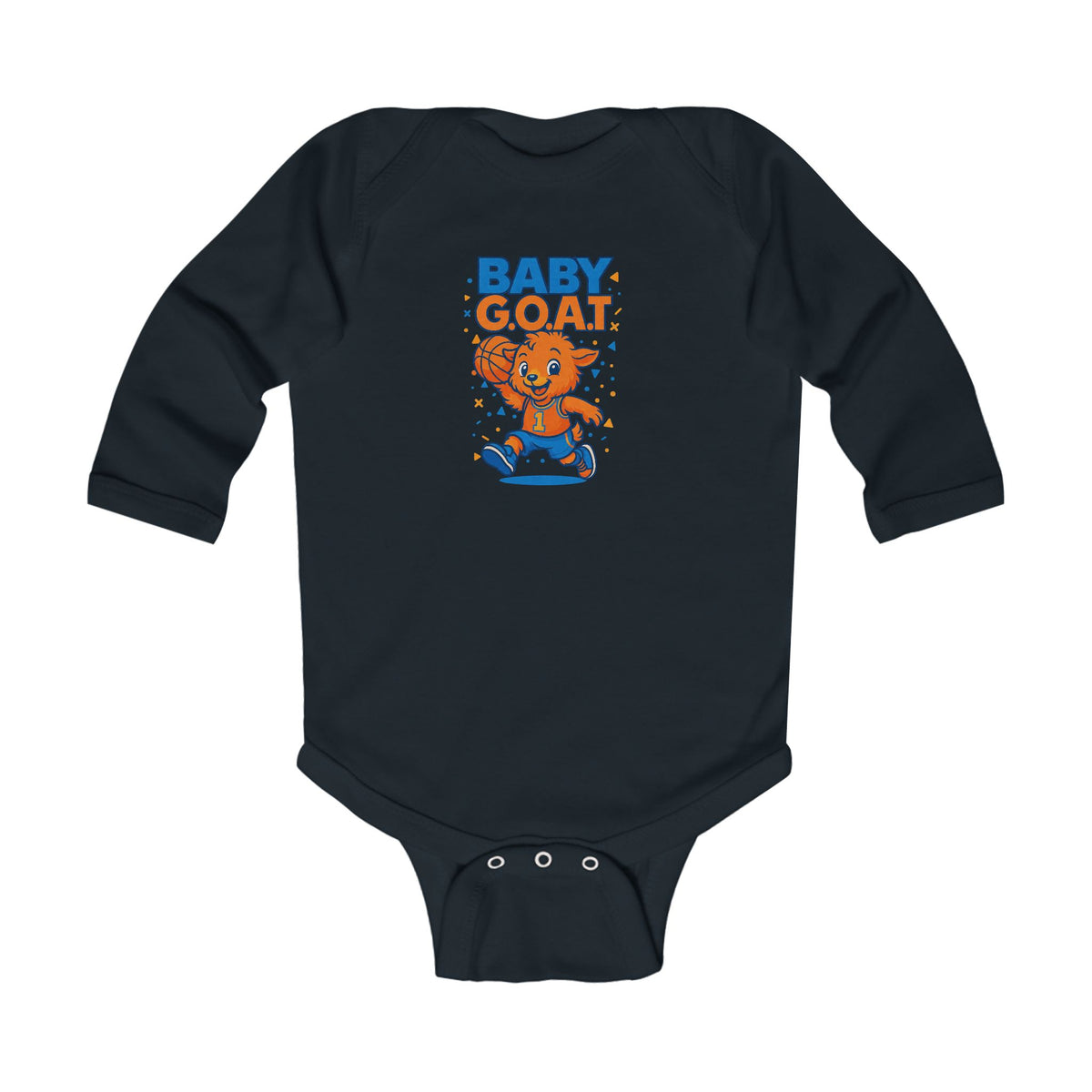 Jordan The G.O.A.T - Infant Long Sleeve Bodysuit