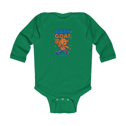 Jordan The G.O.A.T - Infant Long Sleeve Bodysuit