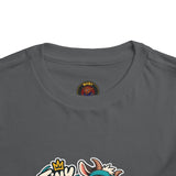 Toddler Tee — "Tiny Hooves Big Moves" The Dancing G.O.A.T Graphic