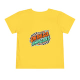Toddler Tee — Catch Me If You Can Scooter Graphic (On The Go, Always G.O.A.T.)