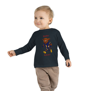 Devon The Touchdown Star In Action - Toddler Long Sleeve Tee