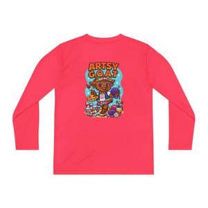 Amber The Artsy G.O.A.T - Youth Long Sleeve Competitor Tee