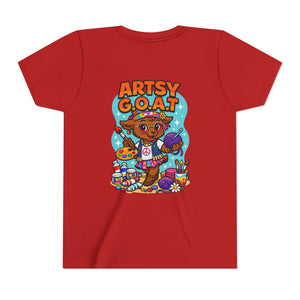 Amber The Artsy G.O.A.T - Youth Short Sleeve Tee