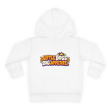 Toddler Hoodie — "Snack Boss" Cute Cartoon Pullover (Little Boss, Big Appetite)