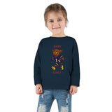 Devon The Touchdown Star In Action - Toddler Long Sleeve Tee