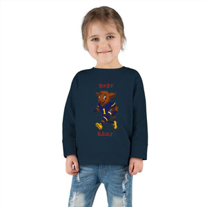 Devon The Touchdown Star In Action - Toddler Long Sleeve Tee