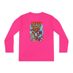 Amber The Artsy G.O.A.T - Youth Long Sleeve Competitor Tee