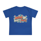 Baby T-Shirt — "Fresh Outta Naptime" Goat Graphic Short Sleeve