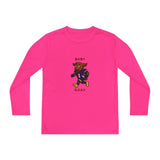 Devon The Touchdown Star In Action - Youth Long Sleeve Competitor Tee