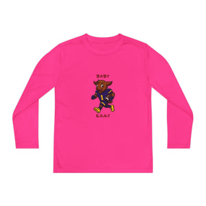 Devon The Touchdown Star In Action - Youth Long Sleeve Competitor Tee