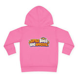 Toddler Hoodie — "Snack Boss" Cute Cartoon Pullover (Little Boss, Big Appetite)