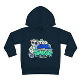 Toddler Hoodie — "Too Cool for Timeout" Graphic Pullover