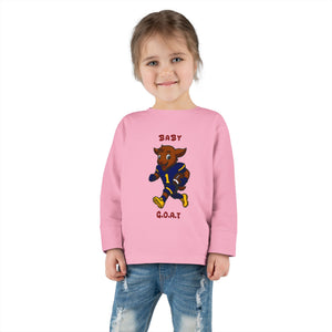 Devon The Touchdown Star In Action - Toddler Long Sleeve Tee
