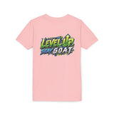 Youth "Locked In Level Up" Gaming T-Shirt — Stay G.O.A.T. Youth Short Sleeve Tee