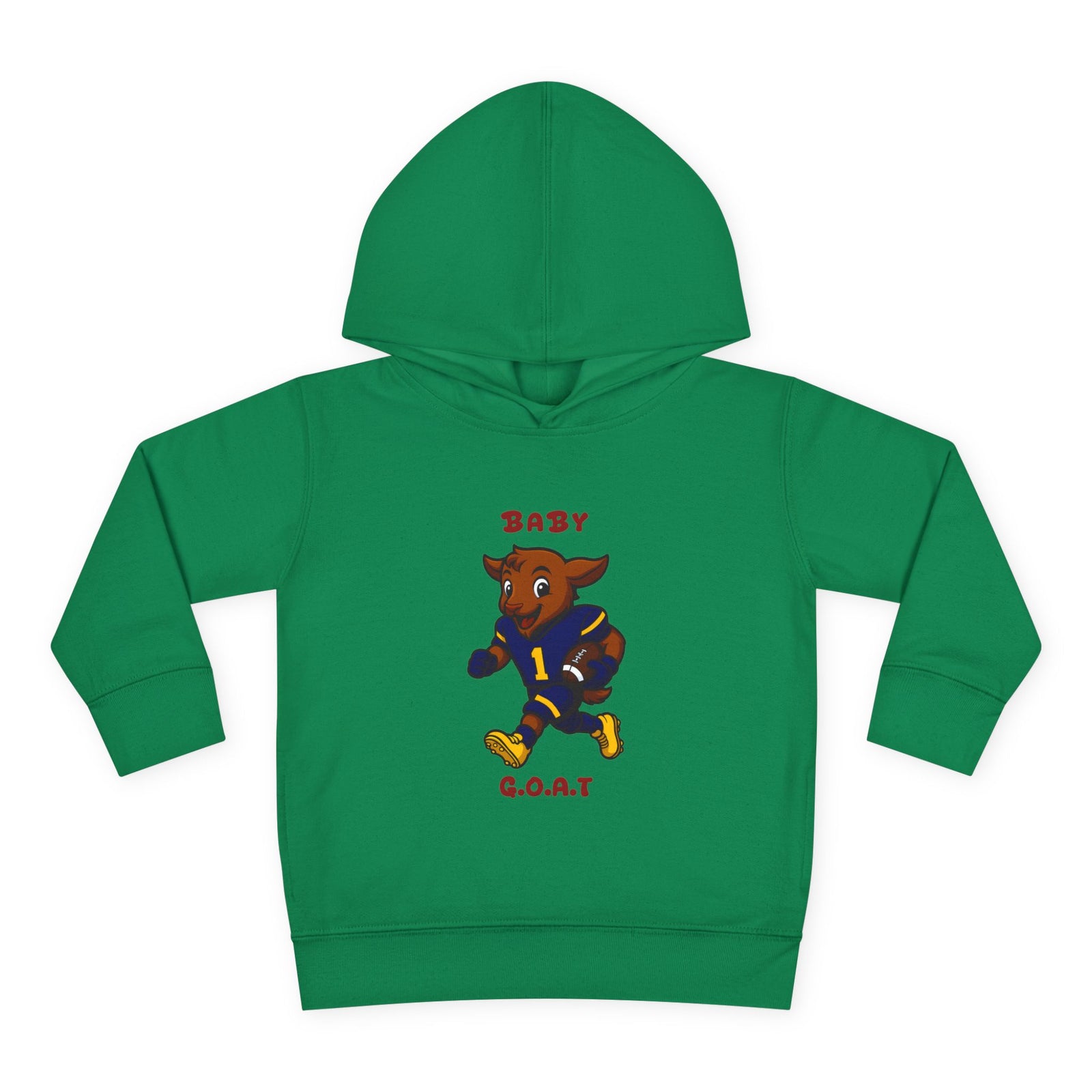 Devon The Touchdown Star In Action - Toddler Pullover Fleece Hoodie