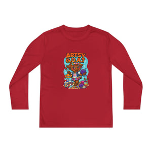 Amber The Artsy G.O.A.T - Youth Long Sleeve Competitor Tee