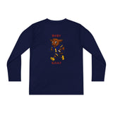 Devon The Touchdown Star In Action - Youth Long Sleeve Competitor Tee