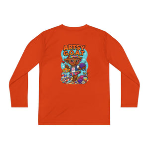 Amber The Artsy G.O.A.T - Youth Long Sleeve Competitor Tee