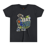 G.O.A.T. Energy Youth Basketball Tee — "Full Court, Full G.O.A.T."