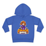 Toddler Hoodie — "Snack Boss" Cute Cartoon Pullover (Little Boss, Big Appetite)