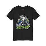 Youth "Locked In Level Up" Gaming T-Shirt — Stay G.O.A.T. Youth Short Sleeve Tee