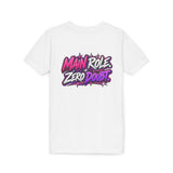 Main Character Energy Youth T-Shirt — "Main Role. Zero Doubt." Youth Short Sleeve T-Shirt