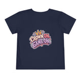 Playground Royalty Toddler Tee — "Crown On, Game On" Girls Graphic Shirt