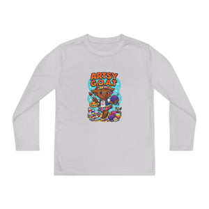 Amber The Artsy G.O.A.T - Youth Long Sleeve Competitor Tee