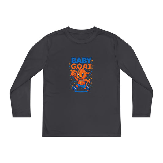 Jordan The G.O.A.T - Youth Long Sleeve Competitor Tee