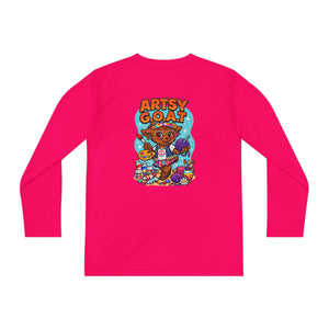 Amber The Artsy G.O.A.T - Youth Long Sleeve Competitor Tee