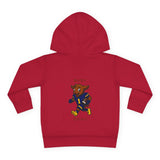 Devon The Touchdown Star In Action - Toddler Pullover Fleece Hoodie