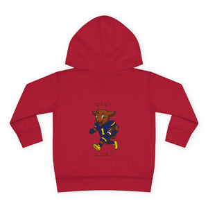 Devon The Touchdown Star In Action - Toddler Pullover Fleece Hoodie
