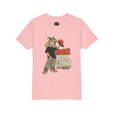 Youth T-Shirt — "No Cap All Goat" Youth Short Sleeve T-Shirt