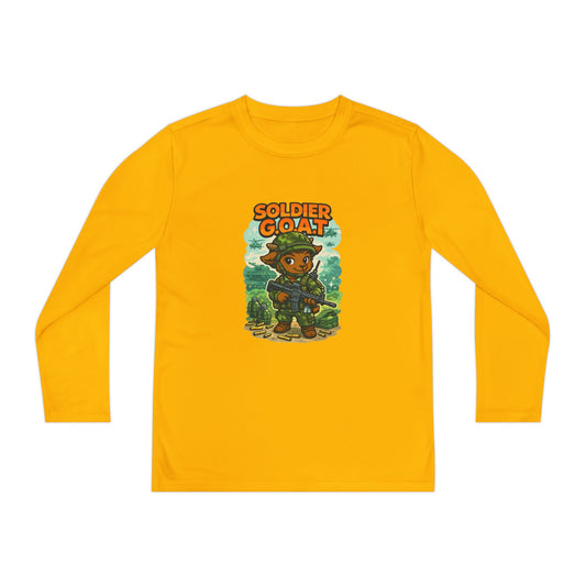 AJ The Soldier G.O.A.T - Youth Long Sleeve Competitor Tee