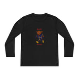 Devon The Touchdown Star In Action - Youth Long Sleeve Competitor Tee