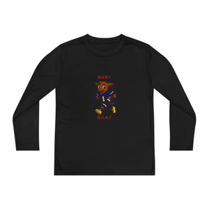 Devon The Touchdown Star In Action - Youth Long Sleeve Competitor Tee