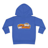 Toddler Hoodie — "Snack Boss" Cute Cartoon Pullover (Little Boss, Big Appetite)