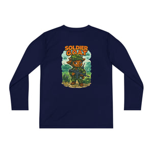 AJ The Soldier G.O.A.T - Youth Long Sleeve Competitor Tee