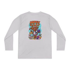Amber The Artsy G.O.A.T - Youth Long Sleeve Competitor Tee