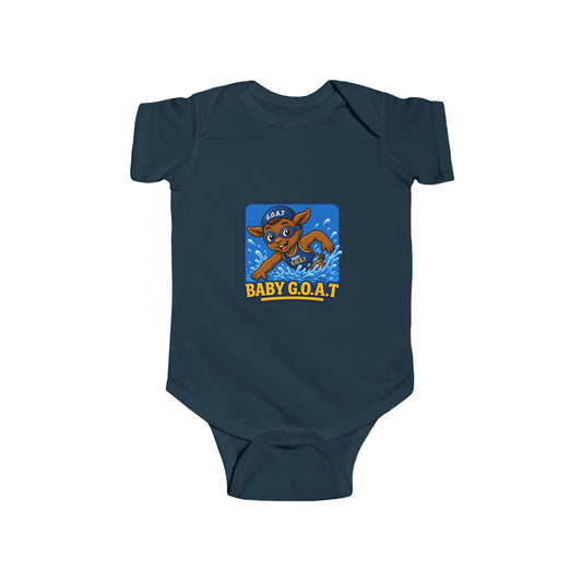 Remy The Swimmer - Infant Fine Jersey Bodysuit