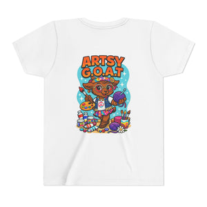 Amber The Artsy G.O.A.T - Youth Short Sleeve Tee